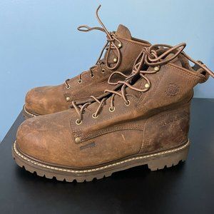 Carolina Men's Work Boot Model CA 2528 Brown Aluminum Toe Size 10 2E